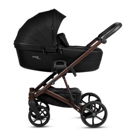 TUTIS universāli ratiņi VIVA 6+ ESSENTIAL 2/1, Caviar, 1612070 