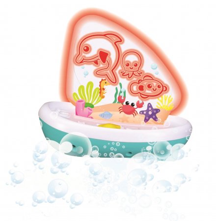 BB JUNIOR bath toy Splash 'N Play Light Up Sailboat, 16-89022 16-89022