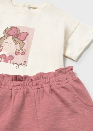 MAYORAL džemperis, t-krekls ar bikses, blush, 1.830-37, 98  cm 
