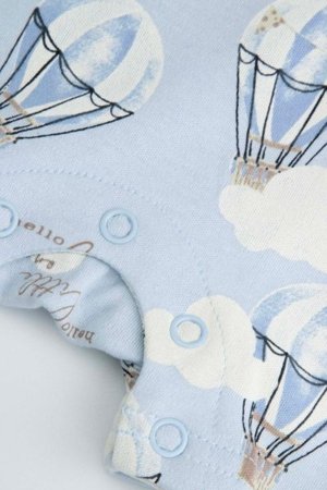 COCCODRILLO smilškrāsas krekls ar īsām piedurknēm UNDERWEAR SPECIAL BOY, zils, WC5404302USB-036-086, 86 cm 
