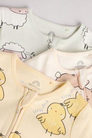 NEXT krekls ar īsām piedurknēm, 3 gab., E19704, 62-68 