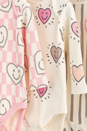 NEXT bodijs ar garām piedurknēm, 3gab., B64726 62-68 