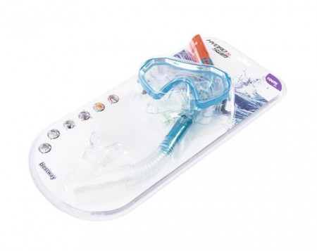 BESTWAY  Peldbrilles ar elpošanas trubu Sparkling Sea Set, 24025 24025