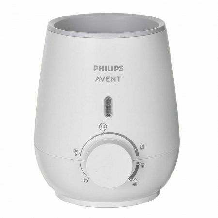 PHILIPS AVENT ātrais elektriskais pudeļu un zīdaiņu pārtikas sildītājs, SCF355/07 SCF355/07
