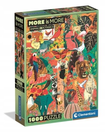 CLEMENTONI puzle More Is More - Animal&Botanics, 1000 gab., 37073 