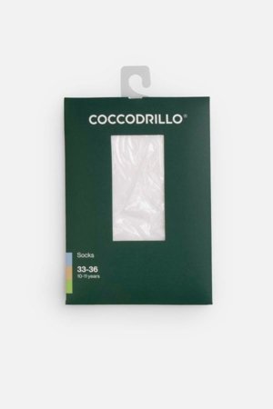 COCCODRILLO zeķes, balti, WC6382901TSO-001-033, 33/36 izmērs 