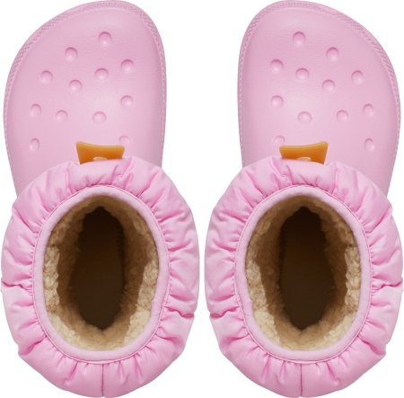 CROCS sniega zābaki, rozā, 207683-6XQ, 24 izmērs 