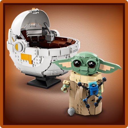 75403 LEGO® Star Wars™ Mandalorian Grogu™ lidojošajos ratiņos 