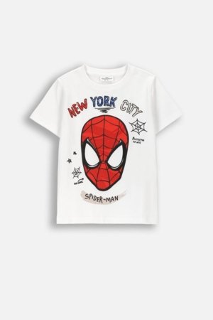 COCCODRILLO t-krekls ar īsam piedurknēm, balti, WC6143208LBD-001-098, 98 