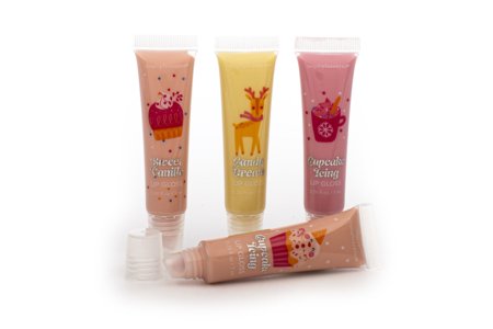 SIMPLE PLEASURES Lip Gloss set Santa Claus 4pcs., Y81107-33194 