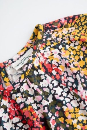 COCCODRILLO kleita ar garām piedurknēm NOSTALGIC MEADOW GIRL JUNIOR, krāsa, WC5128101NGJ-022-164, 164 cm 