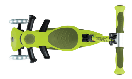 GLOBBER skrejritenis Go Up Deluxe Lights, laima zaļš, 748-606 