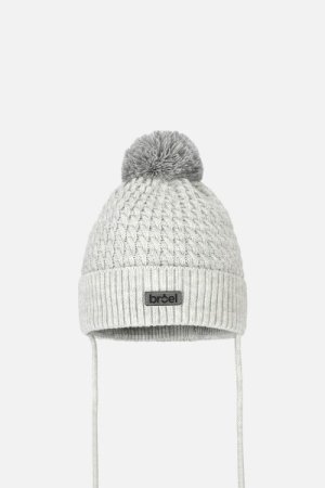 BROEL cepure ACCESSORIES WINTER BOY, pelēka,  ZB3364103AWB-019 