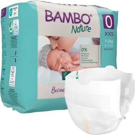 BAMBO autiņbiksītes, 0 izmērs, 1-3 kg, 24 gab., BAMBN9447 BAMBN9447