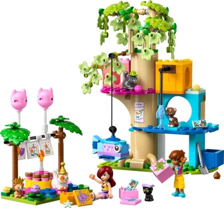 42666 LEGO® Friends Kaķu dzimšanas dienas ballīte un mājiņa kokā 
