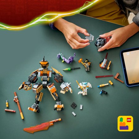 71854 LEGO® NINJAGO® Cole Misiju robots un Pūķis Zane 