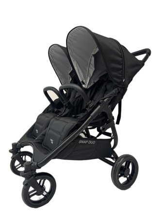 VALCO BABY dvīņu rati SNAP DUO, Black Liquorice, SNAP4D06 
