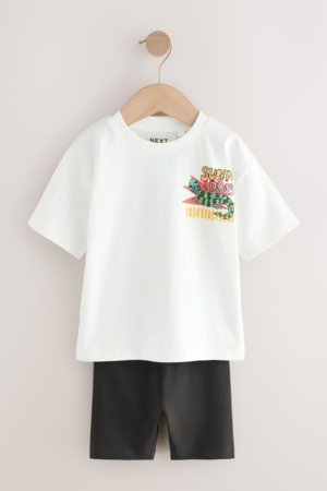 NEXT t-krekls ar īsām piedurknēm un šorti, AG8735, 98-104