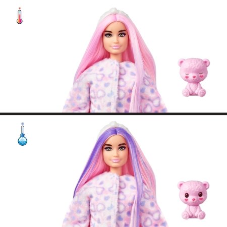 BARBIE lelle Cutie Reveal jaukais lācītis, HKR04 HKR04