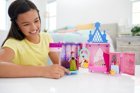 DISNEY FROZEN mazā lelle Anna un rotaļu komplekts, JDP65 