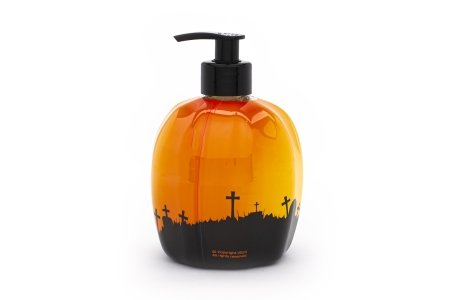 SIMPLE PLEASURES roku ziepes Shrink-wrapped pumpkin bottle, minty candy, F31387-32183 