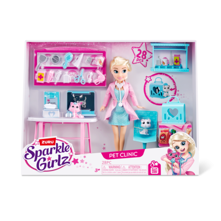 SPARKLE GIRLZ lelle ar aksesuāriem,100184 