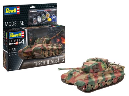 REVELL auto modelis Tiger II Ausf. B, 63249 