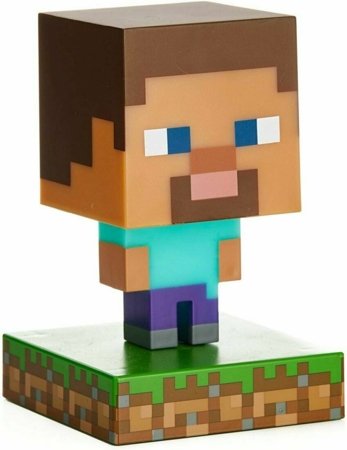 PALADONE MINECRAFT Steve dekoratīva LED lampa, PP6594MCFV4 