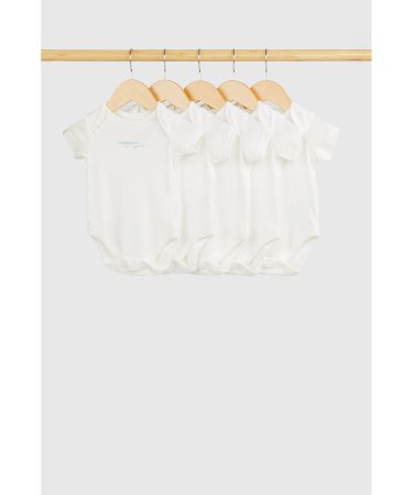 MOTHERCARE bodijs ar īsam piedurknēm, 5gab., GF125 