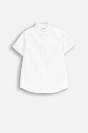 COCCODRILLO krekls ar garām piedurknēm ELEGANT JUNIOR BOY, balta, WC5136202EJB-001-164, 164 cm 
