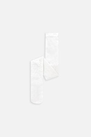 COCCODRILLO zeķubikses TIGHT MICROFIBRE COLORFUL, baltas, WC4380309TMC-001- 