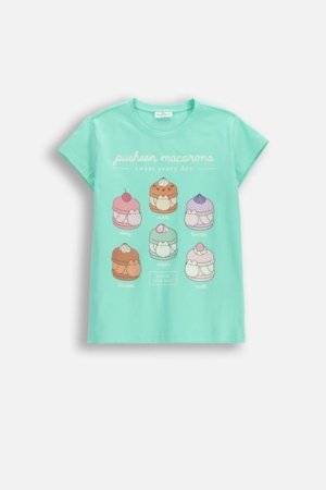 COCCODRILLO t-krekls ar īsam piedurknēm, zali, WC6143213LGD-031-134, 134 izmērs 