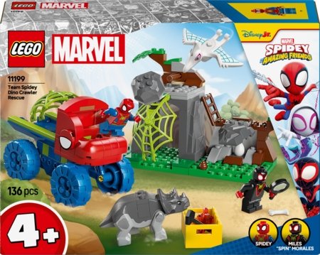11199 LEGO® Spidey Spidey komandas Dino braucamā atbrīvošana 