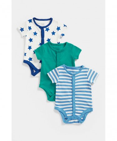 MOTHERCARE bodijs ar īsam piedurknēm, 3 gab., EB788 625787