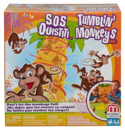 MATTEL GAMES galda spēle Akrobātiskie mērkaķīši, 52563 