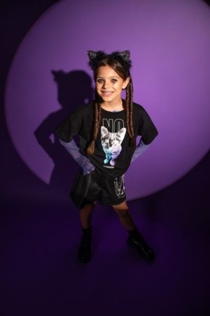 COCCODRILLO t-krekls RAVE GIRL JUNIOR, melns, cm 
