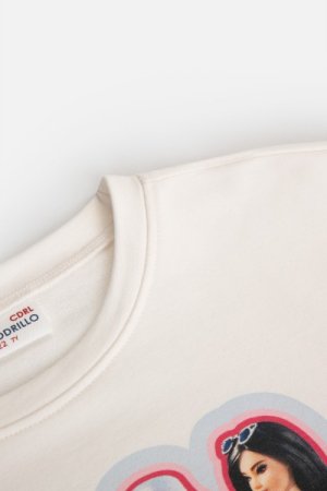 COCCODRILLO džemperis MAXI MINI GIRL KIDS, ecru,  ZC3132103MGK-003 ZC3132103MGK-003-110