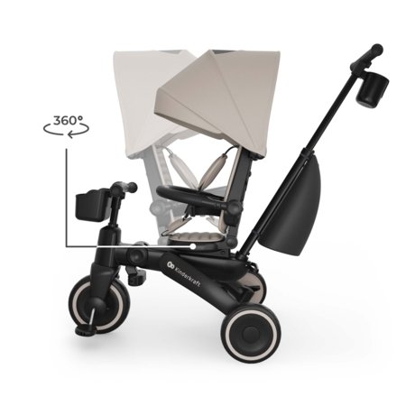 KINDERCRAFT trīsritenis JAZZ 3, smilškrāsas, KRJAZZ03BEG0000 