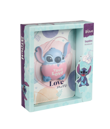 STITCH piezīmju grāmatiņa Squishy 3D, 75248PTR 