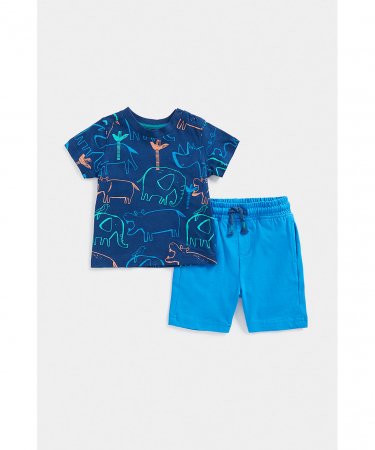 MOTHERCARE t-krekls ar īsam piedurknēm + šorti, EB099 616237