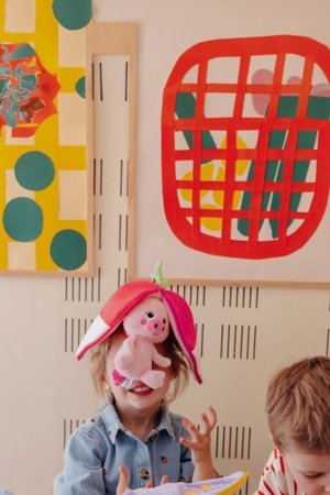 FLIPETZ plīša rotaļlieta - sivēns redīsā, 80109 