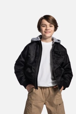 COCCODRILLO jaka OUTERWEAR BOY JUNIOR, melns, WC5152701OBJ-021-164, 164 cm 