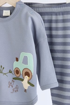 NEXT krekls ar garām piedurknēm un legingi, Q96877 80-86