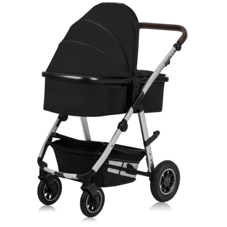 LIONELO universāls ratiņi AMBER 2in1, Black silver, LO-AMBER 2IN1 