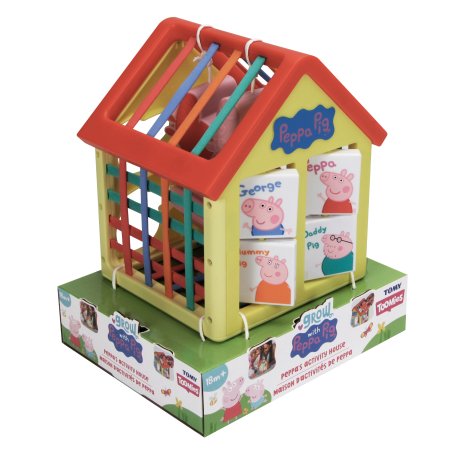 TOOMIES šķirošanas spēle Peppas Activity House, E73528 