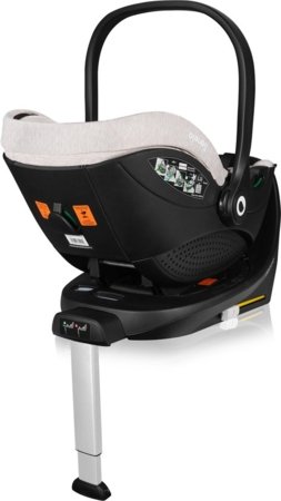 LIONELO autokrēsls ar ISOFIX pamatni MOXIE I-SIZE, Beige sand, 40-87 cm. 