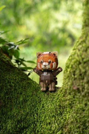 MAKEBUG 3D papīra puzle red panda, MB-D-0040 
