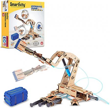 SMARTIVITY konstruktors-hidrauliskais celtnis Pump It Move It, SMRT1018 SMRT1018