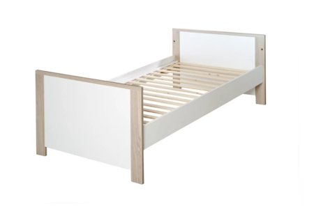 ROBA pārveidojama gulta OLAF, 70x140 cm., White/Luna elm, 1911777 