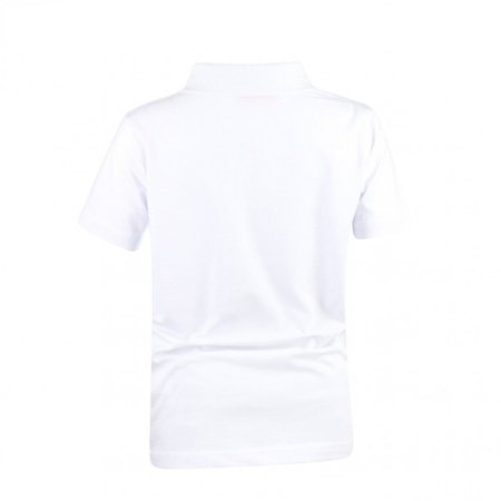 MAMAJUM polo t-krekls ar īsam piedurknēm, trikotāža, 10-000007, balti, 116/122 cm 